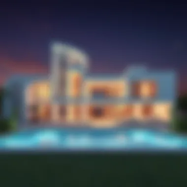 Modern architectural marvel in Dubai