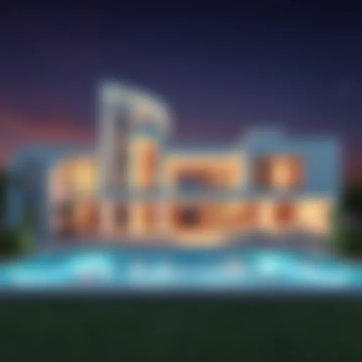 Modern architectural marvel in Dubai