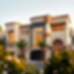 Luxurious exterior view of La Perla Homes showcasing architectural design