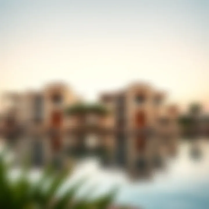 Luxurious waterfront lifestyle with beautifully crafted villas beside a serene lagoon