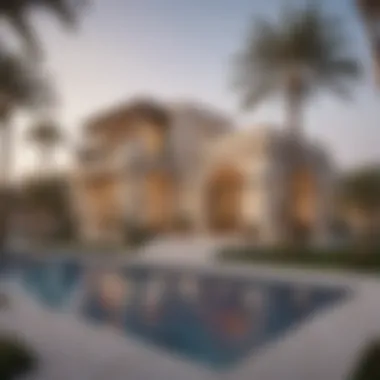 Modern luxury villas in Jebel Ali reflecting the upscale real estate market