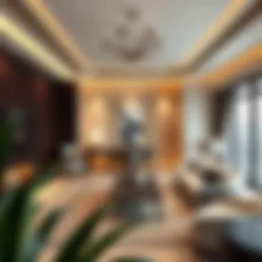 Luxurious Interiors of Dubai Hills Townhouses Elegant interior showcasing the luxurious living spaces of Dubai Hills townhouses