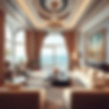 Opulent Interiors of a Dubai Luxury Residence Lavish interior of a luxury home in Dubai