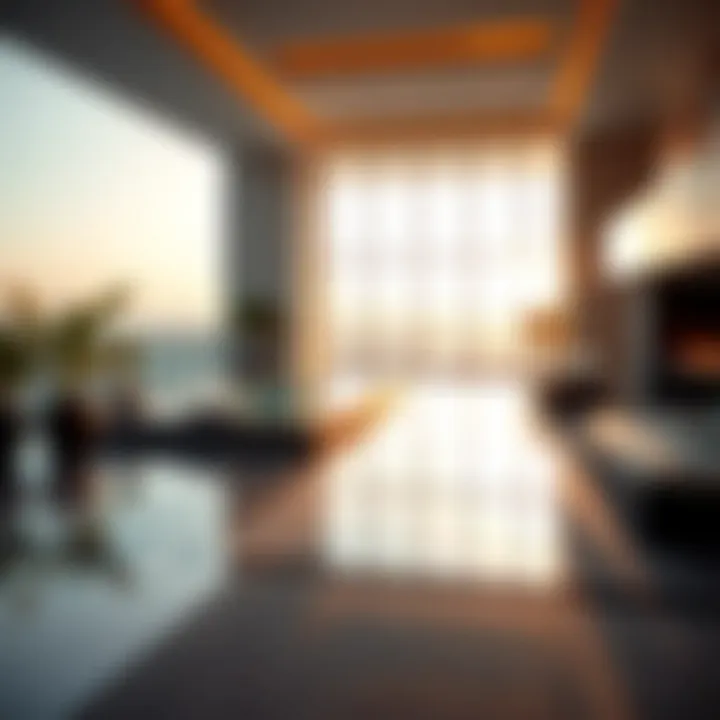 Exclusive Amenities for Luxurious Living Lavish amenities of a penthouse, including a private pool and spa area.