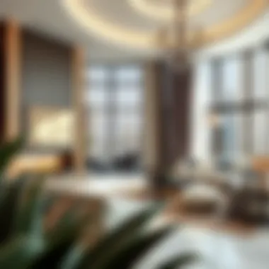 Elegant Interior Design of a Luxury Penthouse Interior design of an elegant luxury penthouse