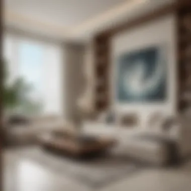 Sophisticated Interior of a Modern Luxury Apartment Stylish interior of a modern luxury apartment in Mahe