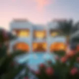 Stunning exterior view of Meydan Villas showcasing modern architecture