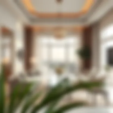 Elegant Interior Design in Meydan Villas Luxurious interior design of a Meydan Villa highlighting elegance