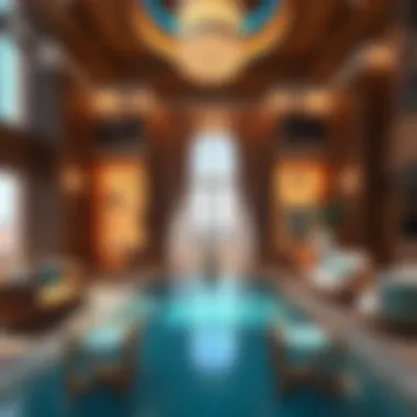 Luxurious Interiors of a Dubai Home Luxurious interior of a Dubai villa with elegant furnishings