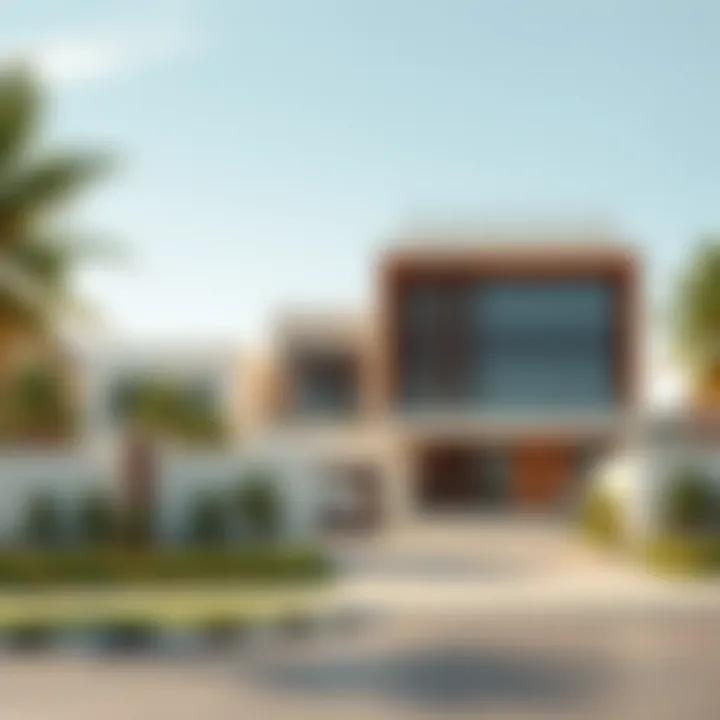 Contemporary architecture in Quortaj Al Furjan