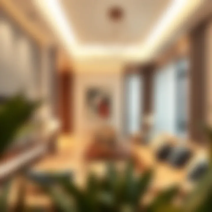 Modern Apartment Interior in REEM Community Elegant interior of a modern apartment within the REEM Community