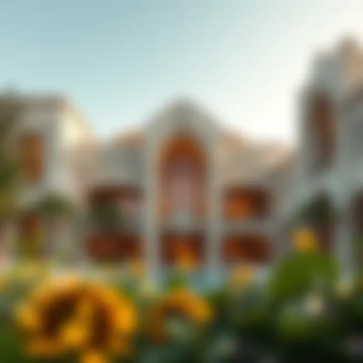 Stunning view of Rixos Saadiyat's architectural design