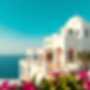 Elegant Architectural Design Elegant architectural design inspired by the aesthetics of Santorini