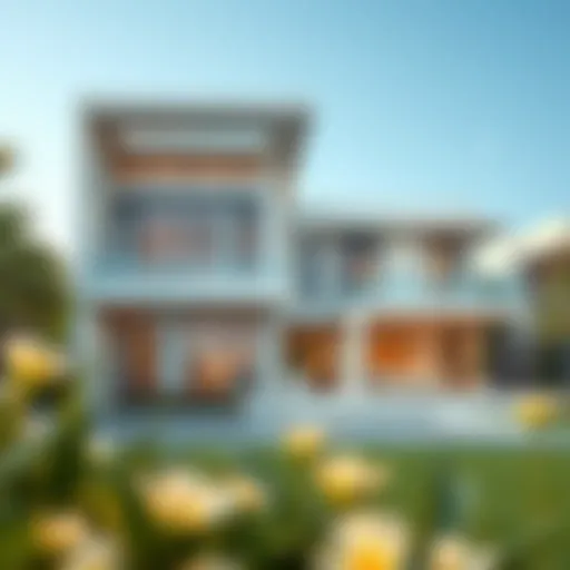 Luxurious Dubai villa showcasing modern architecture