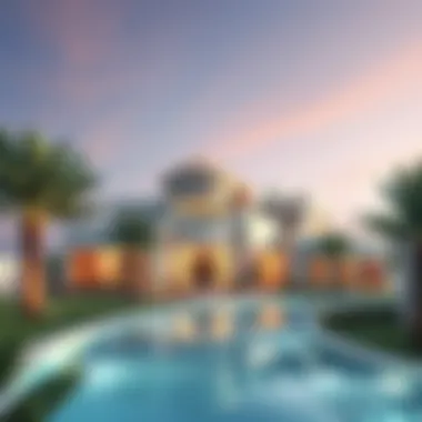 Architectural Elegance of Springs 15 Stunning architectural view of Springs 15 community