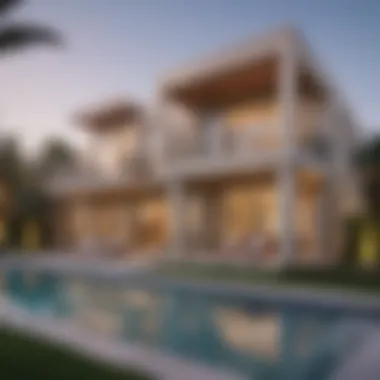 Stunning Villa Design in Dubai Hills Luxurious villa showcasing modern architecture