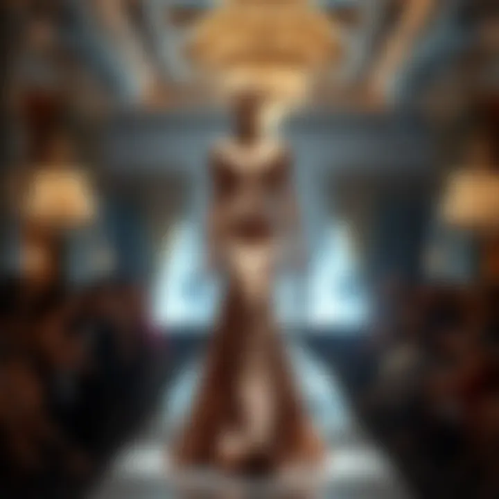 The Elegance of Elie Saab Couture Elie Saab couture gown showcased on a runway