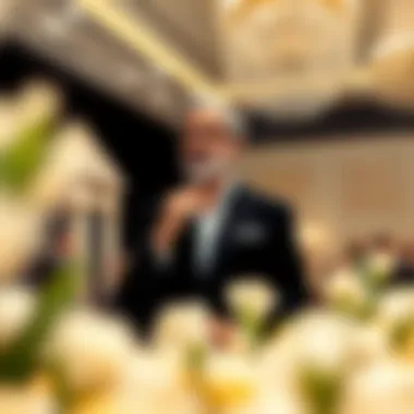 Elie Saab: Insights into Design Philosophy Elie Saab at a fashion event discussing his design philosophy