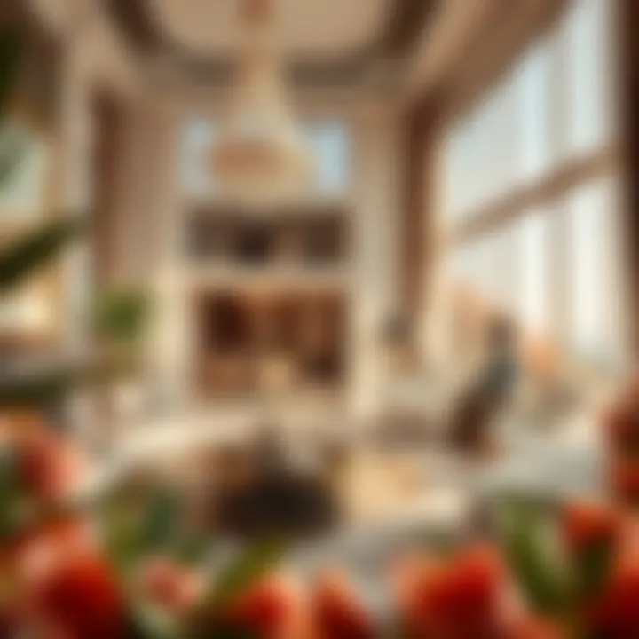 Luxury Living Inspired by Elie Saab Interior view of a luxury property designed in collaboration with Elie Saab