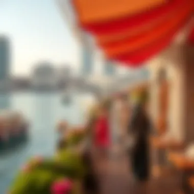 Vibrant cultural scene at Dubai waterfront