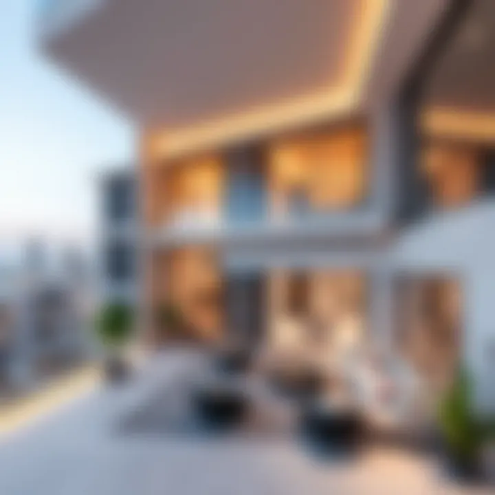 Architectural marvel of a contemporary penthouse in Dubai