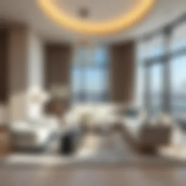 Elegant interior design of a modern Dubai penthouse