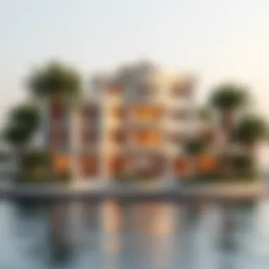 Luxurious Waterfront Properties Luxurious waterfront properties on the Frond of Palm Jumeirah