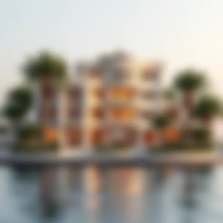Luxurious Waterfront Properties Luxurious waterfront properties on the Frond of Palm Jumeirah