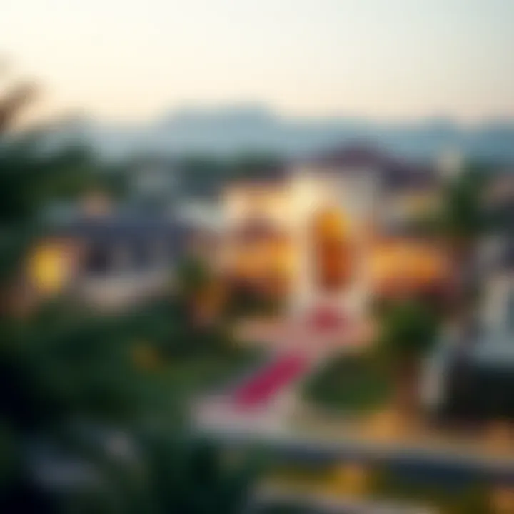 High-End Neighborhood Overview Exclusive neighborhood showcasing luxury homes