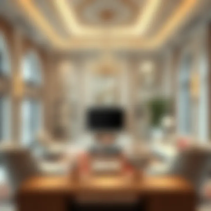 Elegant Interior Design Lavishly designed interior living space