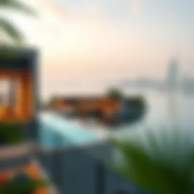 Breathtaking Waterfront Views Stunning view of waterfront property in Dubai