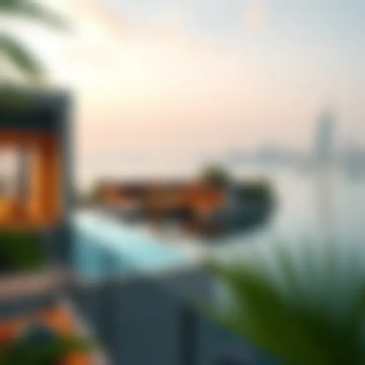 Breathtaking Waterfront Views Stunning view of waterfront property in Dubai