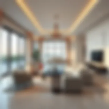 Elegant Living Space in Villanova Elegant living space interior of a villa showcasing modern design