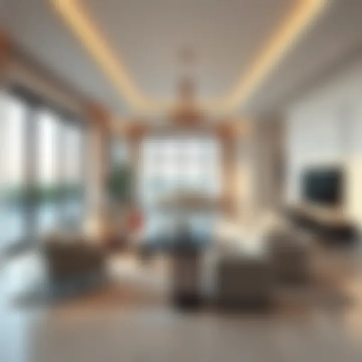 Elegant Living Space in Villanova Elegant living space interior of a villa showcasing modern design