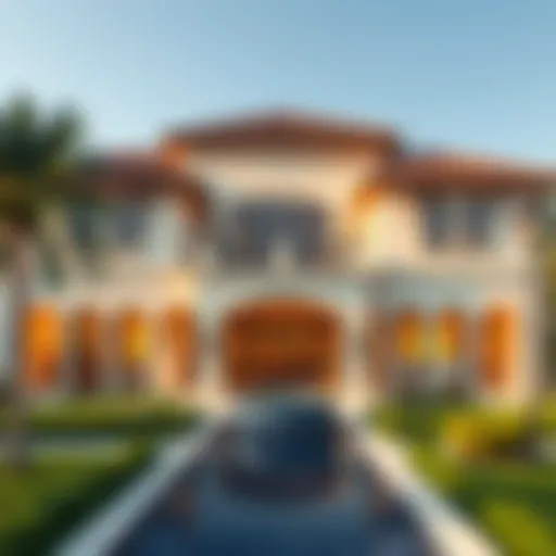 Stunning exterior view of Villa Hacienda showcasing its architectural beauty