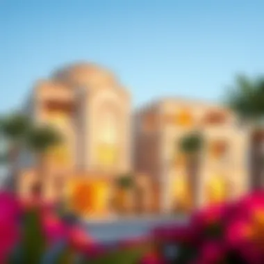 Luxury Villas in Waha Community Stunning view of luxury villas in Waha community