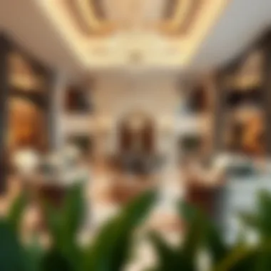 Lavish Interiors of Twin Villas Luxurious interior of a twin villa highlighting upscale furnishings and decor