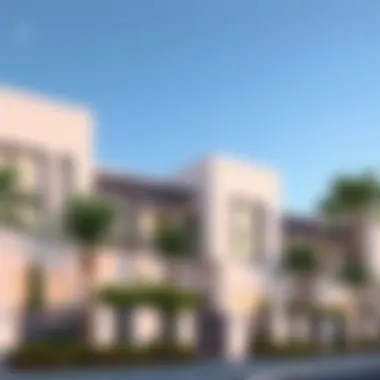 Modern architectural design of Verdana Townhouses