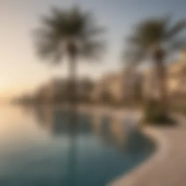 Panoramic view showcasing the beauty of Palm Jumeirah