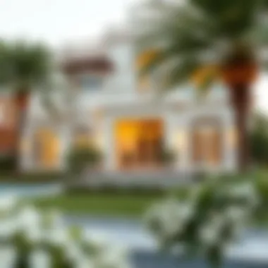 Luxurious Villa Exterior in Al Furjan Luxurious villa exterior in Al Furjan