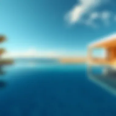 Breathtaking Infinity Pool at a Villa Infinity pool with scenic views in a villa