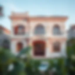 Luxurious villa exterior in Meadows, Dubai