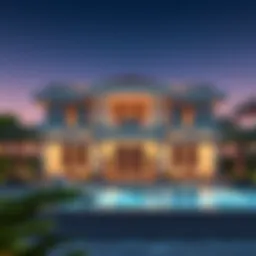 Stunning villa architecture in Silicon Oasis