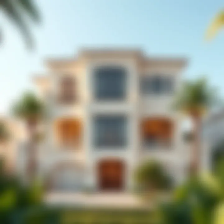 Luxurious Villa Facade in Springs Luxurious villa facade in Springs