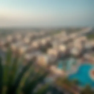 Aerial Perspective of Abu Dhabi's Villa Communities Aerial view of villa communities in Abu Dhabi