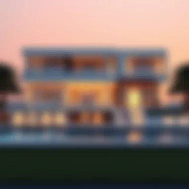 Stunning Modern Villa in Dubai Luxurious villa in Dubai showcasing modern architecture