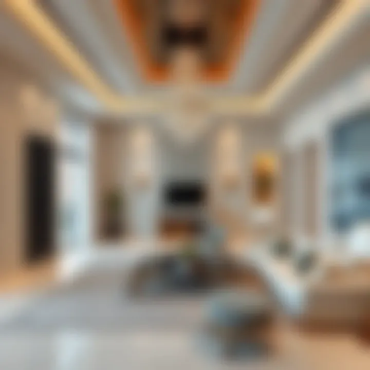 Interior Design of a Luxury Villa Elegant interior design of a luxury villa in Yas Acres