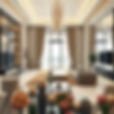 Sophisticated Interior Design of Zahia Villas Elegant interior design of a Zahia Villa highlighting modern amenities