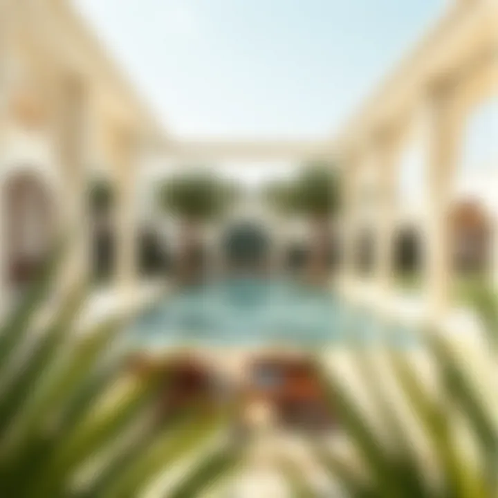 Serene Poolside Area of Zahia Villas Breathtaking poolside area of a Zahia Villa providing a serene escape