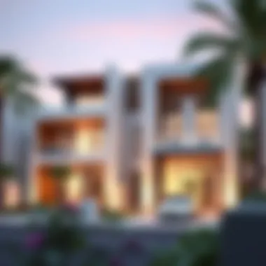 Exterior view of Haven Villas showcasing modern architecture